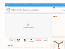 Tablet Screenshot of indianfan.org
